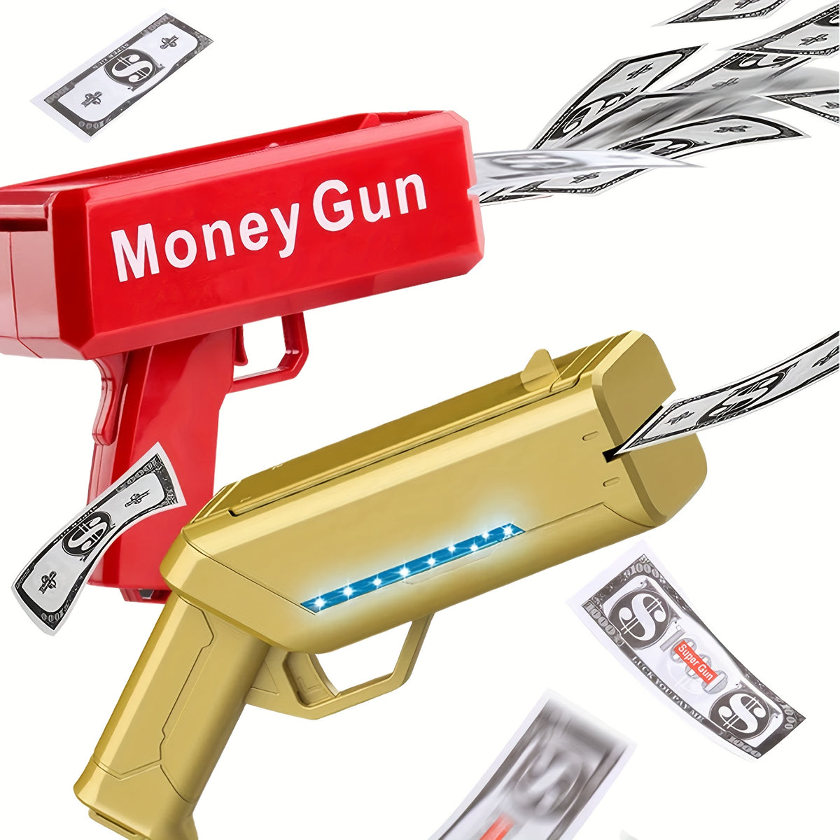 Money Blast Cash Spray Toy - Fun Party Accessory For Young Ones, Sturdy Plastic Monetary Splash Props