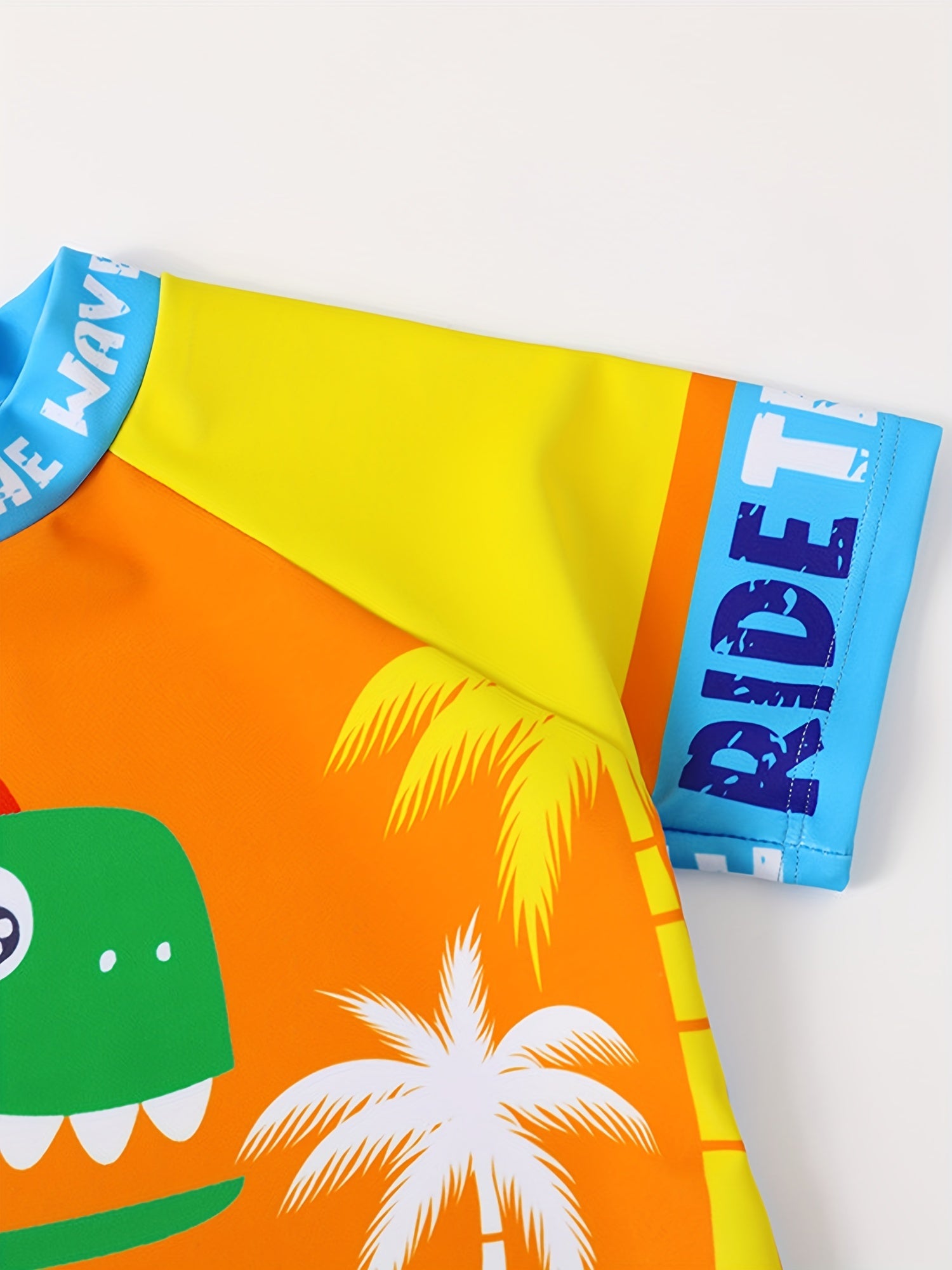Boys' Dinosaur "Ride the Wave" Swim Set with Cap