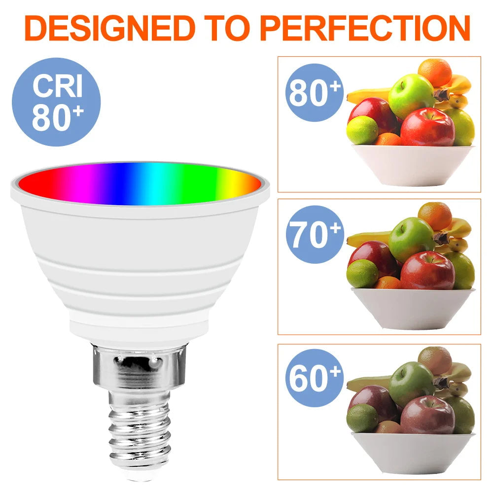 CanLing RGB Spotlight LED Bulb with Smart Control for Home Decor