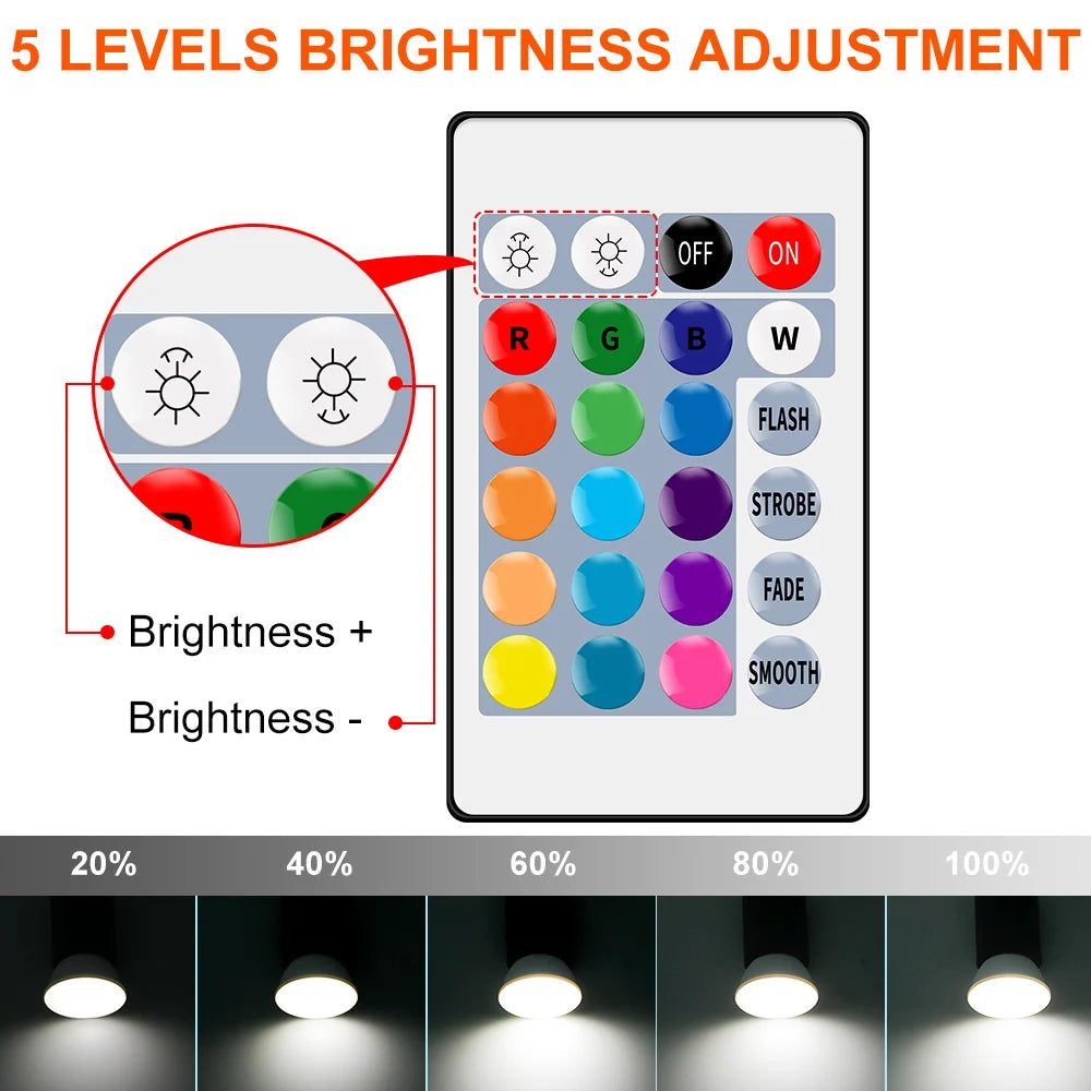 CanLing RGB Spotlight LED Bulb with Smart Control for Home Decor