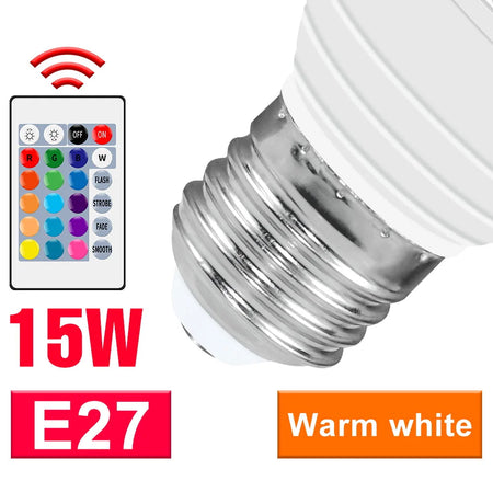 CanLing RGB Spotlight LED Bulb with Smart Control for Home Decor  E27 Warm White / 2 Years Warranty / Milky