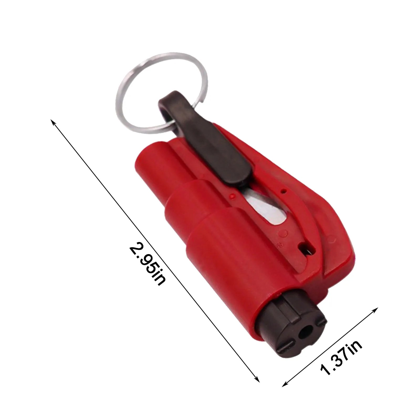 Car Safety Hammer Auto Emergency Glass Window Breaker Seat Belt Cutter Life-Saving Car Emergency Escape Hammer Survival Whistle
