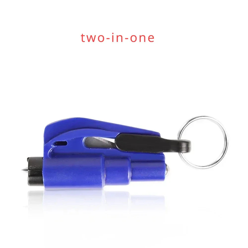 Red Emergency Car Safety Hammer – Seat Belt Cutter & Window Glass Breaker Combo Tool