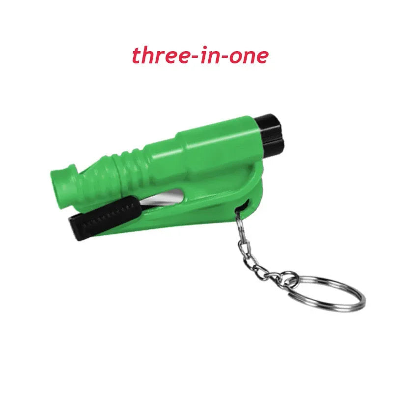 Car Safety Hammer Auto Emergency Glass Window Breaker Seat Belt Cutter Life-Saving Car Emergency Escape Hammer Survival Whistle