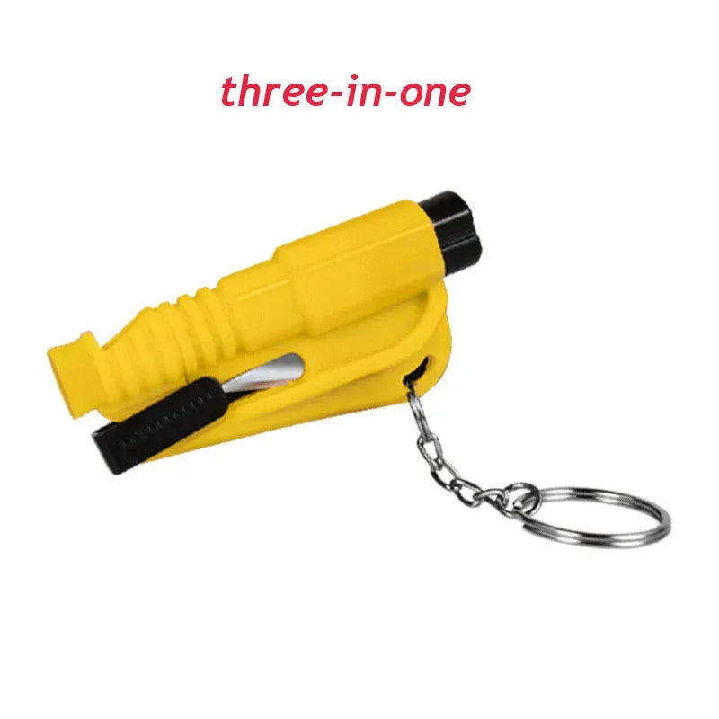 Car Safety Hammer Auto Emergency Glass Window Breaker Seat Belt Cutter Life-Saving Car Emergency Escape Hammer Survival Whistle