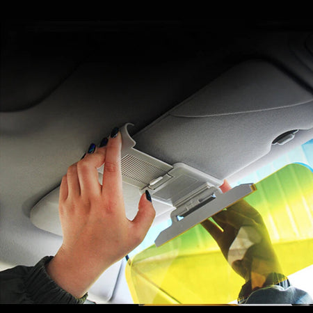 Car Sun Visor HD Anti Sunlight Dazzling Goggle Day Night Vision Driving Mirror UV Fold Flip Down Clear View Interior Mirrors