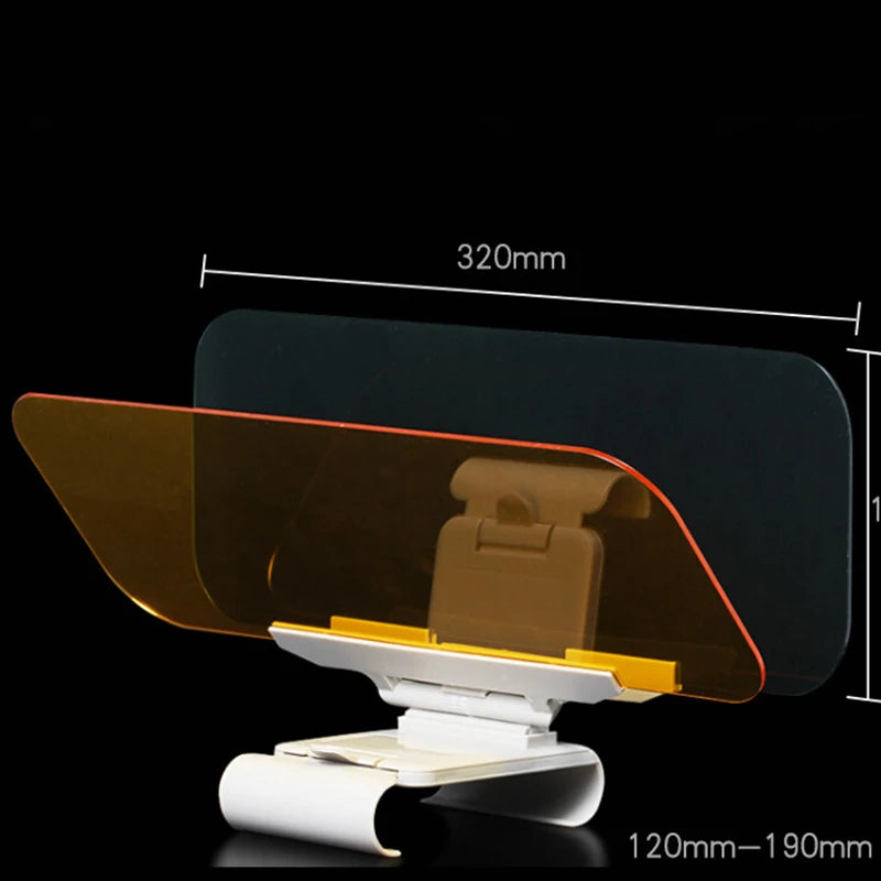 Car Sun Visor HD Anti Sunlight Dazzling Goggle Day Night Vision Driving Mirror UV Fold Flip Down Clear View Interior Mirrors