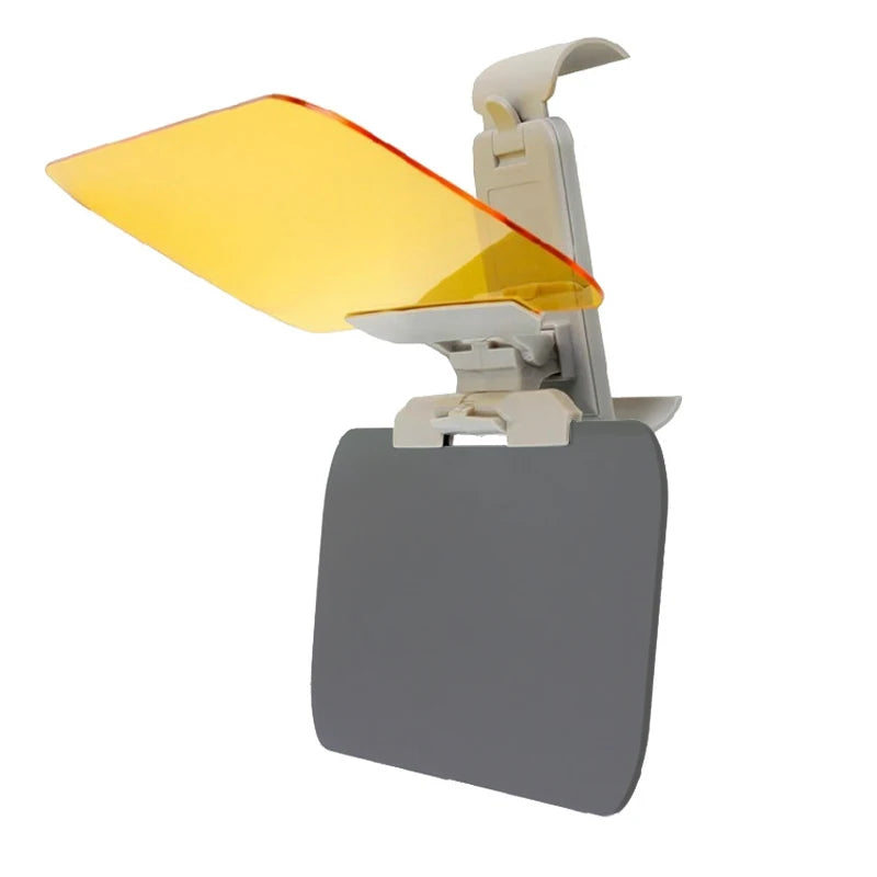 Car Sun Visor HD Anti Sunlight Dazzling Goggle Day Night Vision Driving Mirror UV Fold Flip Down Clear View Interior Mirrors as picture shows