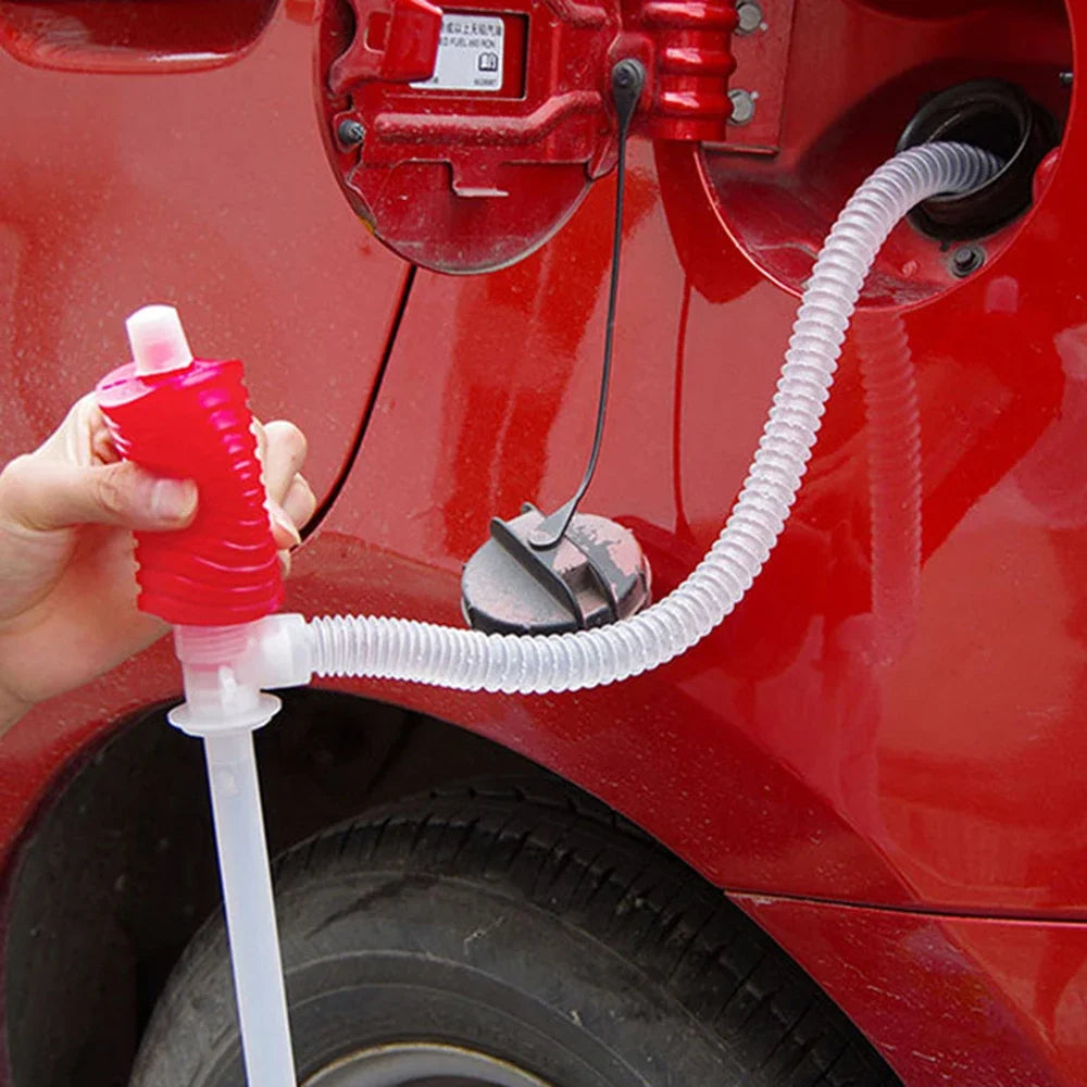 Car Truck Hand Pump Fuel Oil Gasoline Diesel Transfer Sucker Manual Fuel Pump Siphon Suction Water Fuel Transfer Pump Accessory