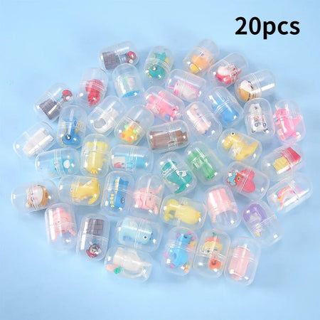 Cartoon Capsule Gacha Ball Animal Surprise Small Gift Wedding Birthday Party Holiday Gift Guest Kindergarten Small Gift Game Toy 20pcs