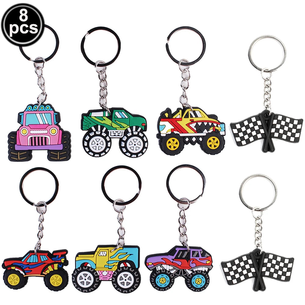 Checkered Race Car Party Tablecloth - Racing Birthday Party Decor GRAY / As show