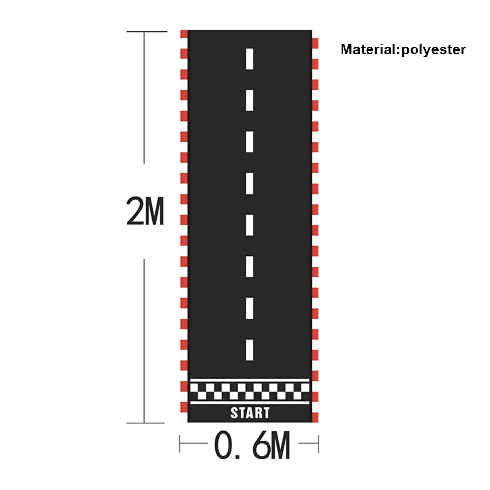 Checkered Race Car Party Tablecloth - Racing Birthday Party Decor Olive / As show