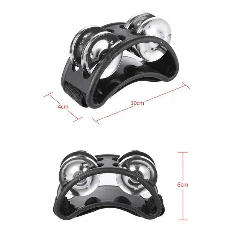 Children's Hand Foot Jingle Drum - Musical Educational Tambourine