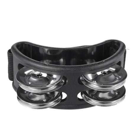 Children's Hand Foot Jingle Drum - Musical Educational Tambourine black