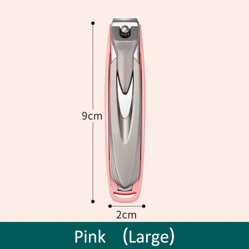 Colorful Nail Clippers Anti-Splash Nail Cutter Detachable Design Fingernail Clippers Stainless Steel Manicure Nail Tool