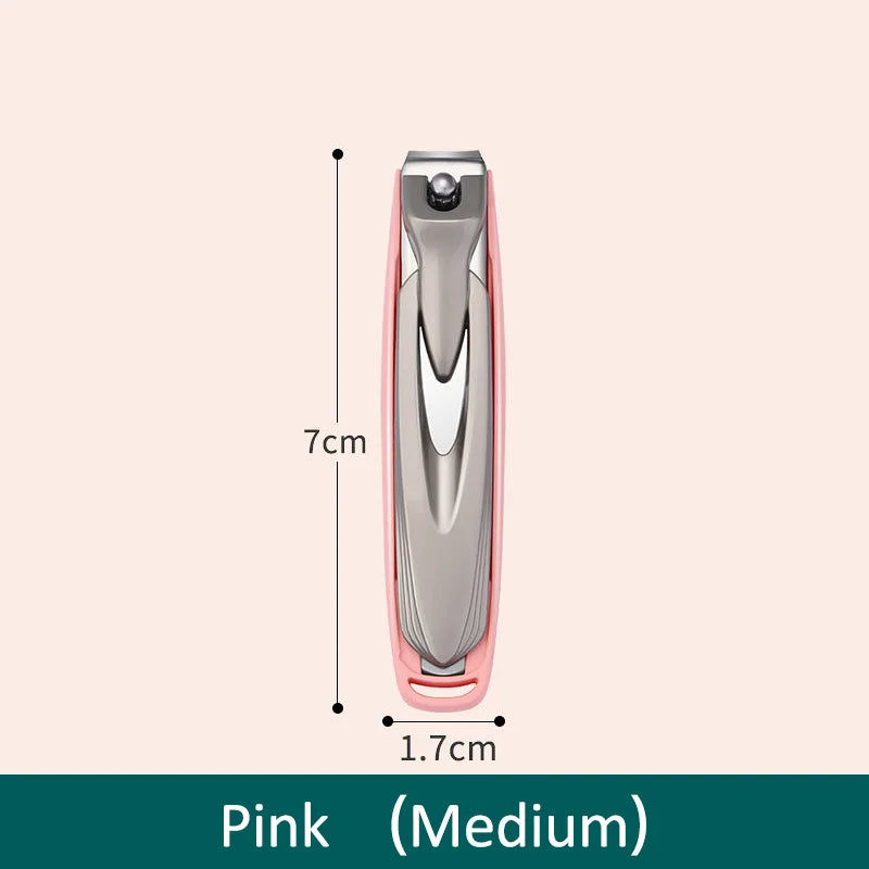Colorful Nail Clippers Anti-Splash Nail Cutter Detachable Design Fingernail Clippers Stainless Steel Manicure Nail Tool