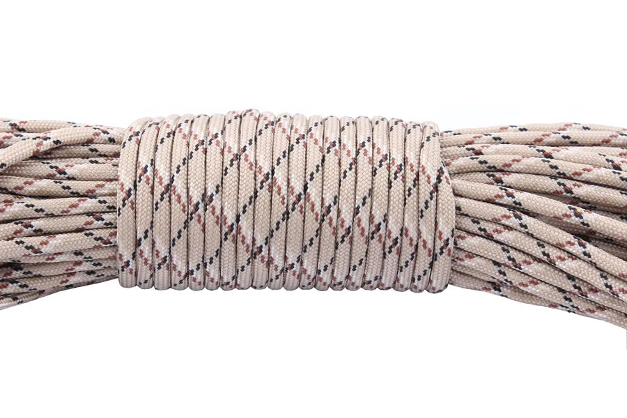 Colourful 550 Paracord 4mm 100ft Rope for Hiking &amp;amp; Camping