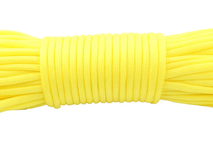 Colourful 550 Paracord 4mm 100ft Rope for Hiking &amp;amp; Camping