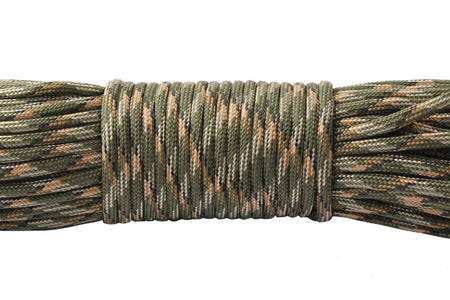 Colourful 550 Paracord 4mm 100ft Rope for Hiking &amp;amp; Camping