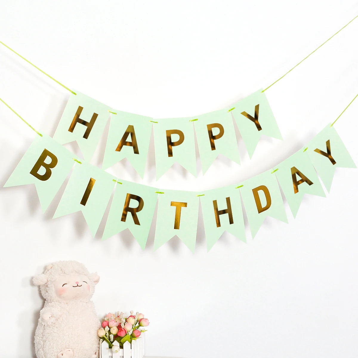 Colourful Happy Birthday Banner Set - 13 Pieces 04