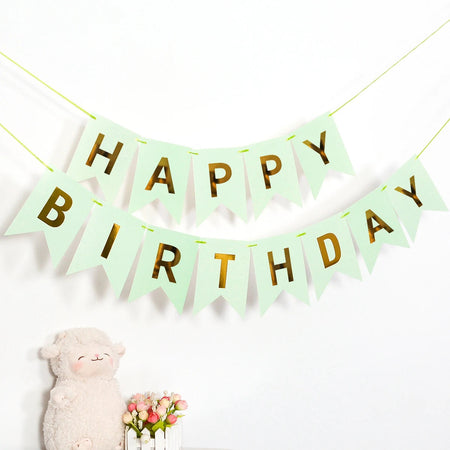 Colourful Happy Birthday Banner Set - 13 Pieces 04