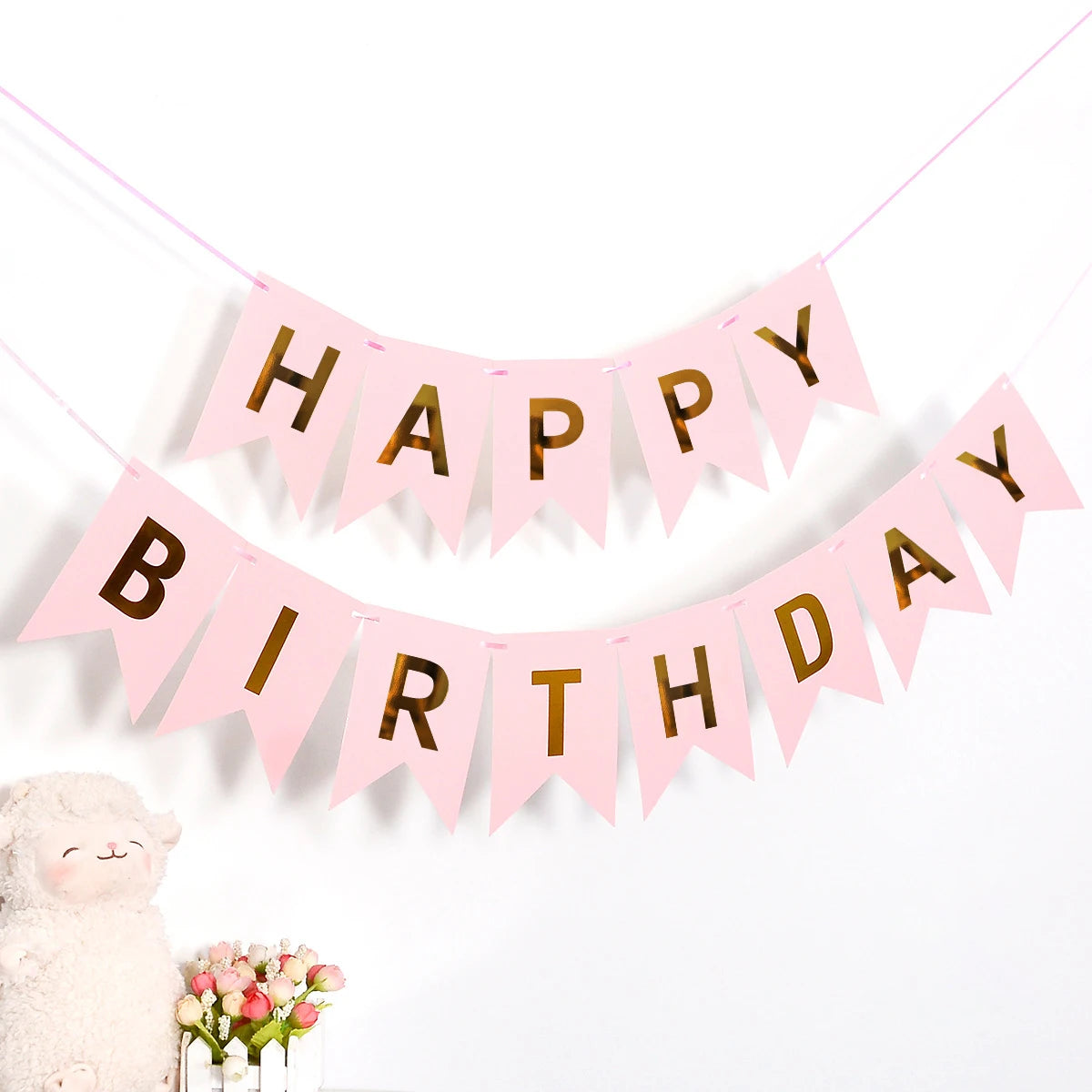 Colourful Happy Birthday Banner Set - 13 Pieces 05