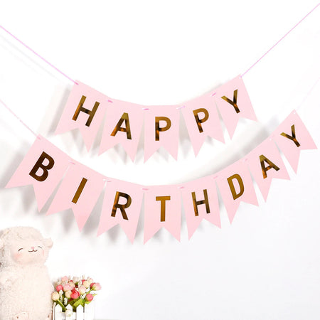 Colourful Happy Birthday Banner Set - 13 Pieces 05
