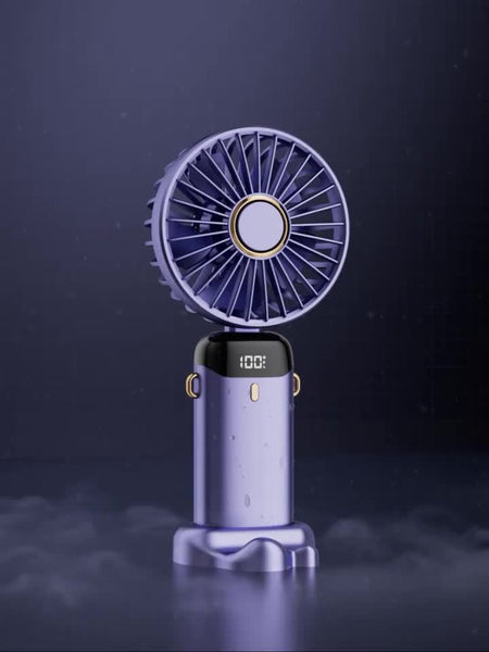 Compact Desk Personal Fan with Digital Display