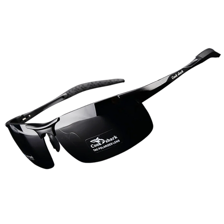 Cook Shark's new aluminum magnesium sunglasses men's sunglasses HD polarized driving drivers color glasses tide