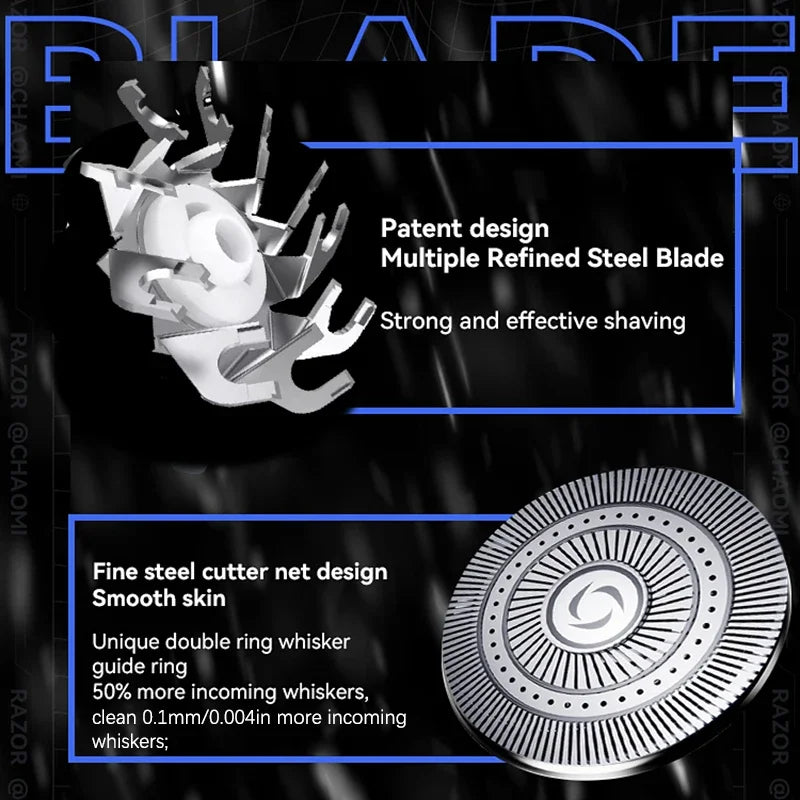 Cosinion Mini Electric Shaver with Atmosphere Lamp and LED Display