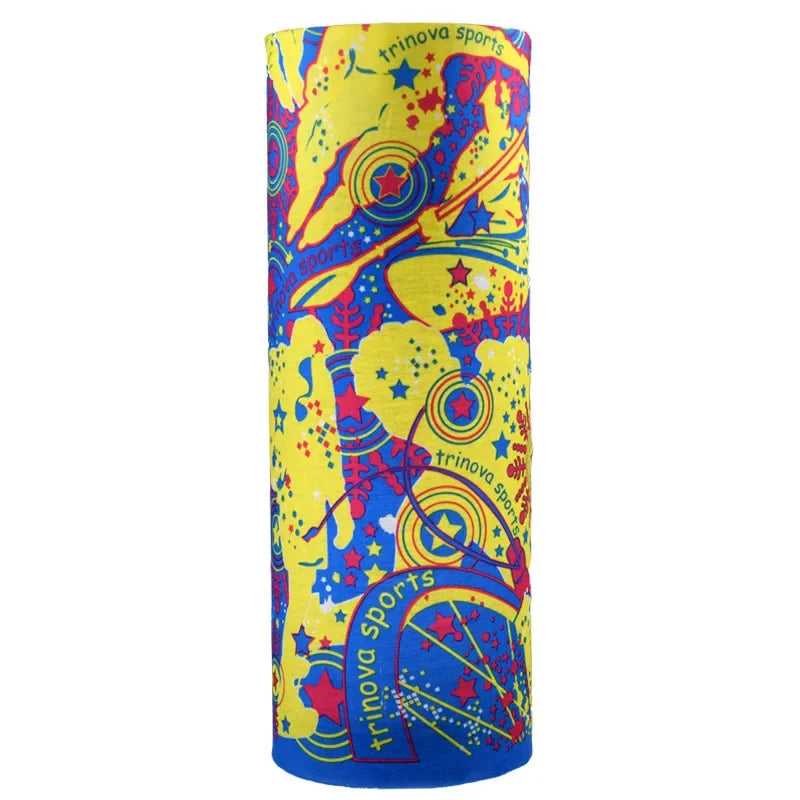 Cotton Camping Print Scarf &amp;amp; Balaclava for Outdoor Sports