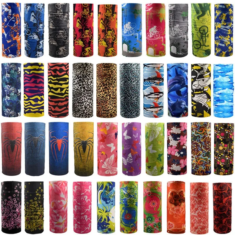 Cotton Camping Print Scarf &amp;amp; Balaclava for Outdoor Sports