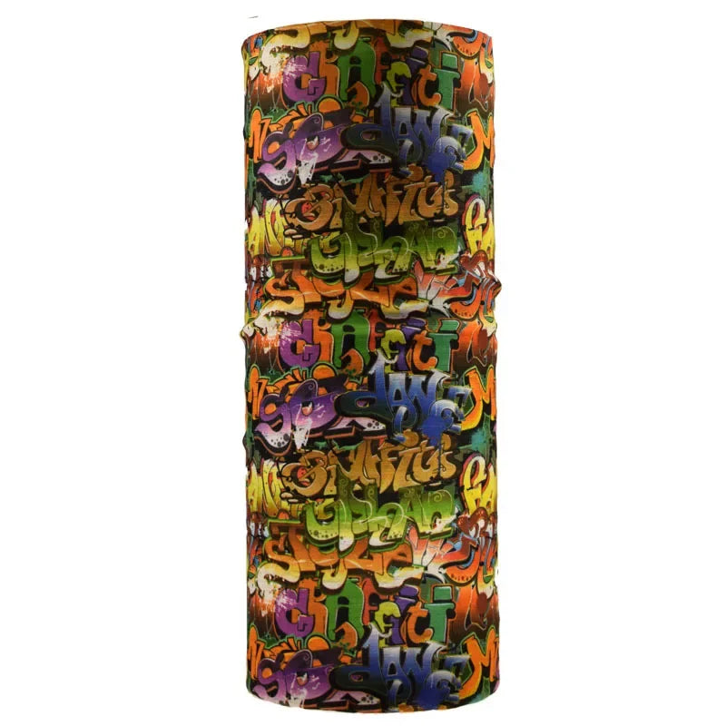 Cotton Camping Print Scarf &amp;amp; Balaclava for Outdoor Sports