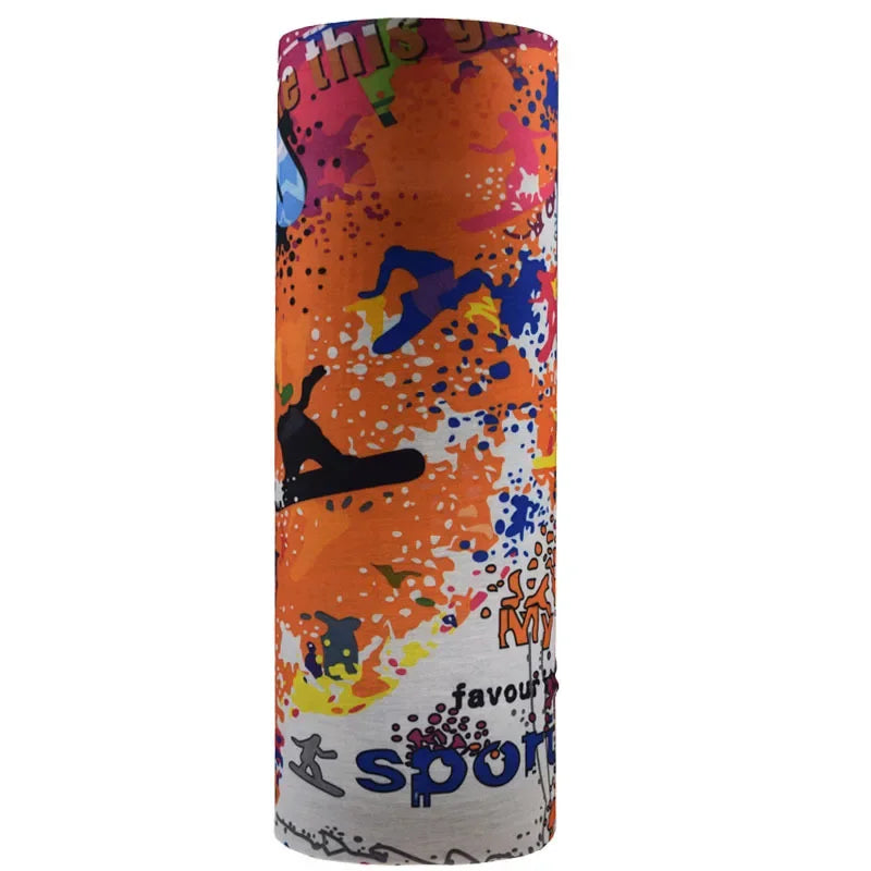 Cotton Camping Print Scarf &amp;amp; Balaclava for Outdoor Sports