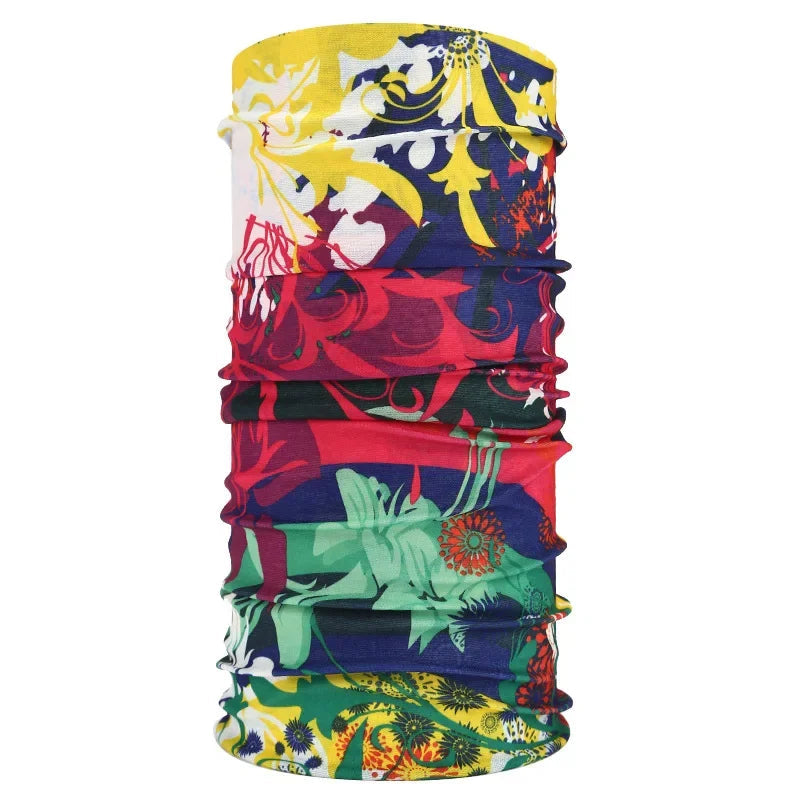 Cotton Camping Print Scarf &amp;amp; Balaclava for Outdoor Sports  R25 / 25X50CM