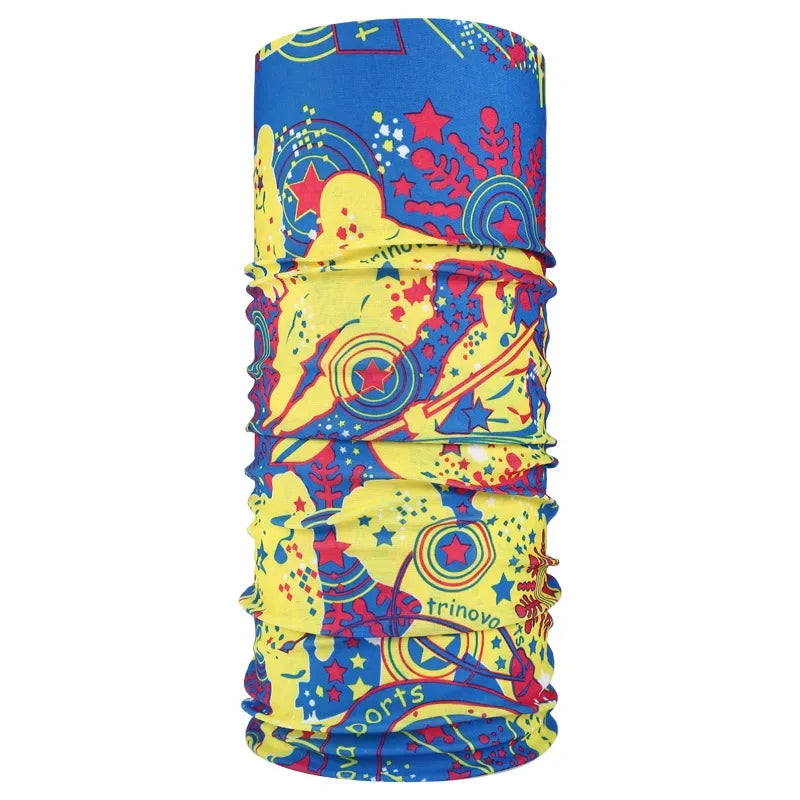 Cotton Camping Print Scarf &amp;amp; Balaclava for Outdoor Sports  R56 / 25X50CM
