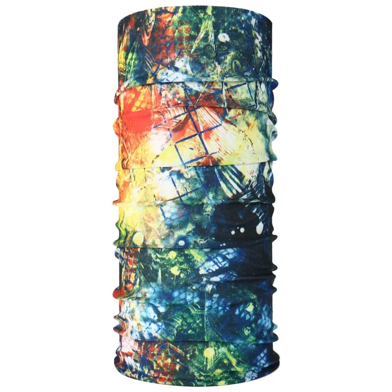 Cotton Camping Print Scarf &amp;amp; Balaclava for Outdoor Sports  R66 / 25X50CM