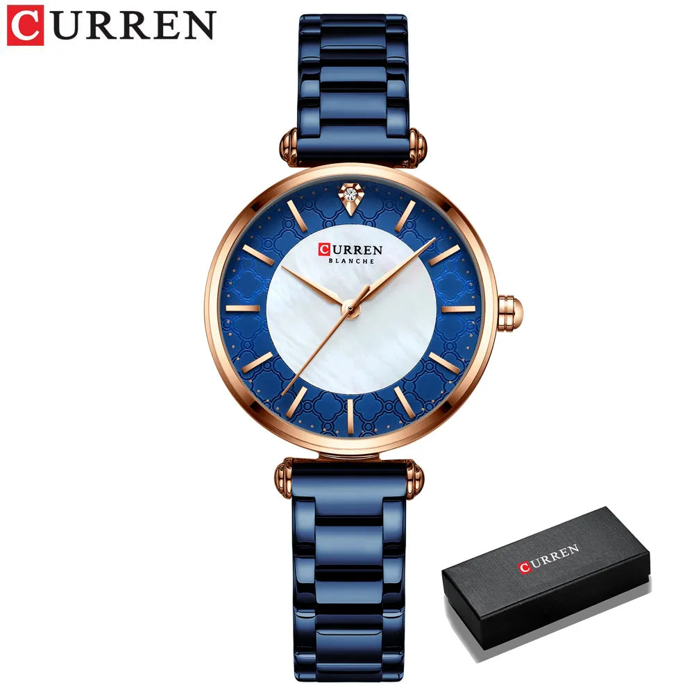 CURREN 2020 New Gold Watch Women Watches Ladies Creative Steel Women's Bracelet Watches Female Waterproof Clock Relogio Feminino