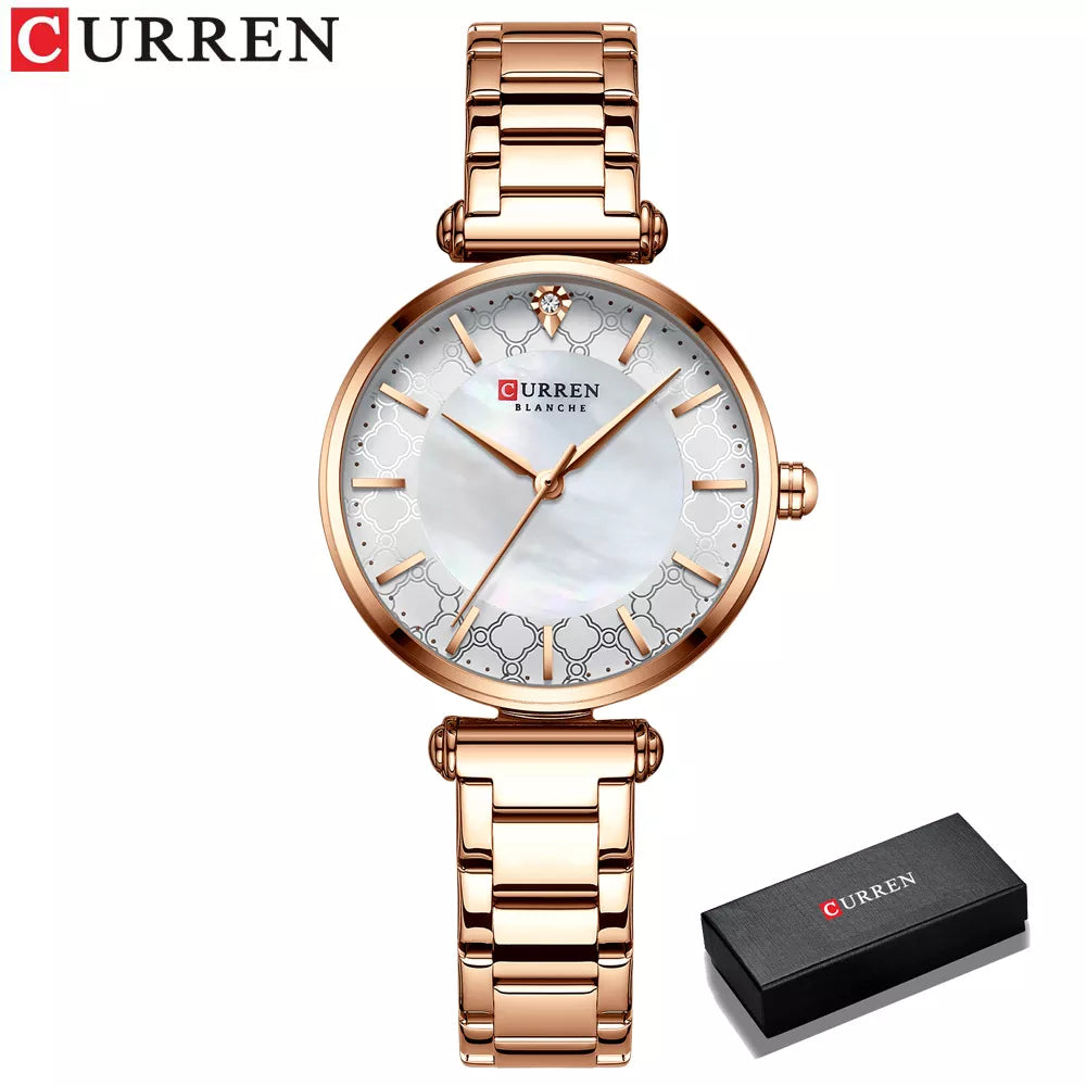 CURREN 2020 New Gold Watch Women Watches Ladies Creative Steel Women's Bracelet Watches Female Waterproof Clock Relogio Feminino
