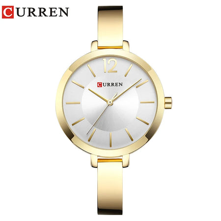 CURREN Silver Watch Women Watches Fashion Ladies Creative Steel Women's Bracelet Waterproof Quartz Watches Female Clock