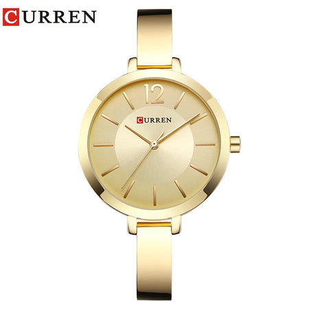 CURREN Silver Watch Women Watches Fashion Ladies Creative Steel Women's Bracelet Waterproof Quartz Watches Female Clock
