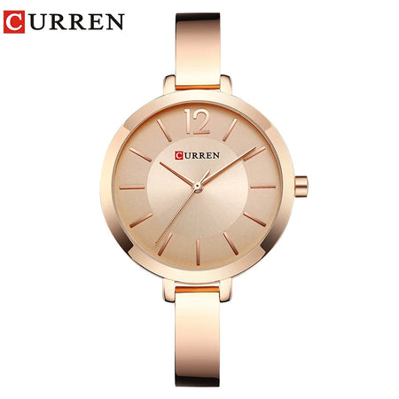 CURREN Silver Watch Women Watches Fashion Ladies Creative Steel Women's Bracelet Waterproof Quartz Watches Female Clock