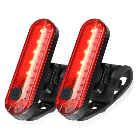 Cycle Zone USB Rechargeable Red Bike Tail Light  2 Red