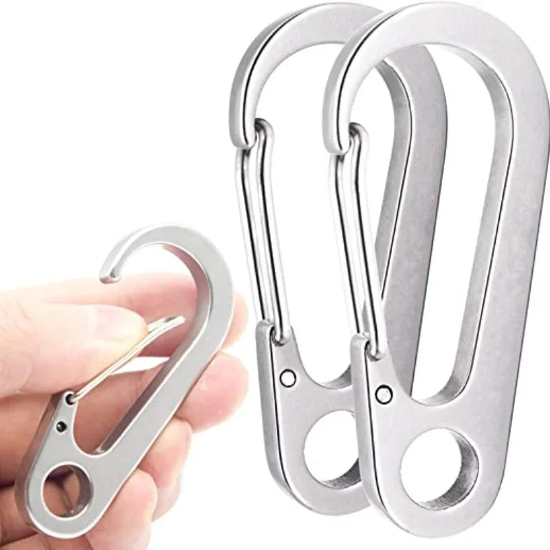 D-Ring Key Chain Carabiner Clips - Set of 10, 20, or 30