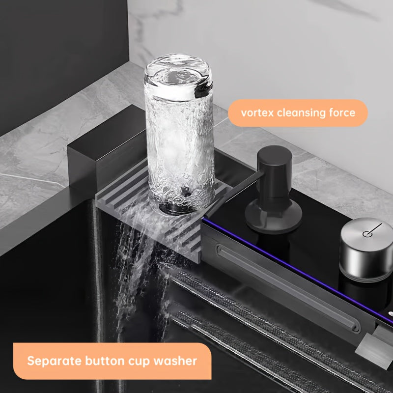 JIAYUN Heavy-Duty Kitchen Sink &ndash; Easy-Clean Stainless Steel Design