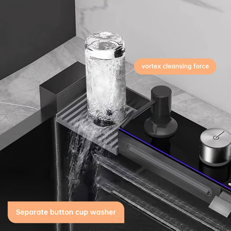 JIAYUN Heavy-Duty Kitchen Sink &ndash; Easy-Clean Stainless Steel Design