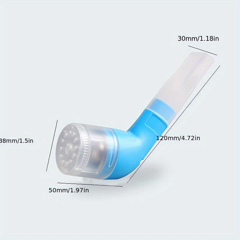 HTDKing PEP Negative Pressure Vibration Breathing Muscle Trainer - Blue