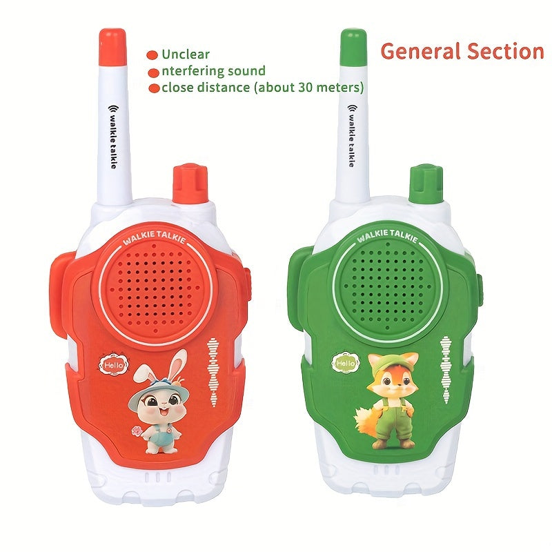 Kids 2pcs Wireless Walkie-talkie Set - Fun Parent-child Interaction Indoor Family Game Outdoor Toys Ordinary version 2pcs