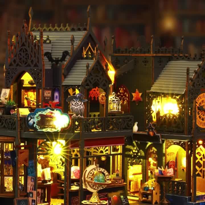 Vintage DIY Cabin Kit - Maomiyu Handmade 3D Assembly Model Toy Gift