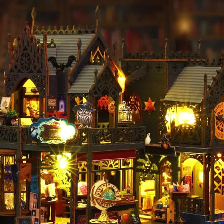 Vintage DIY Cabin Kit - Maomiyu Handmade 3D Assembly Model Toy Gift